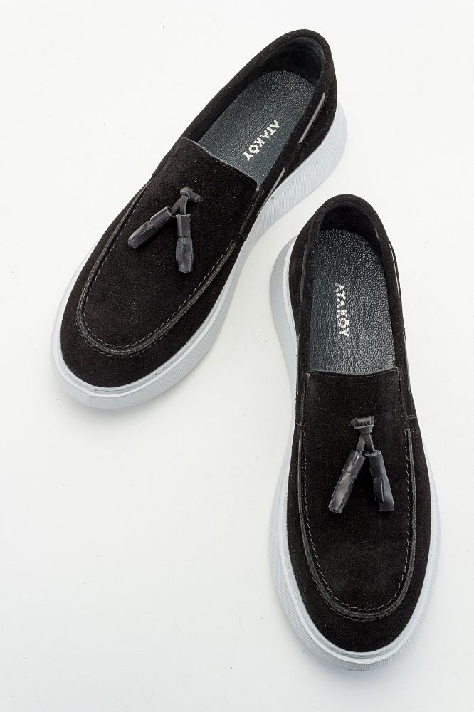 erkek-deri-loafer-ayakkabi-SIYAH SUET-GLR2329109-0059531_0